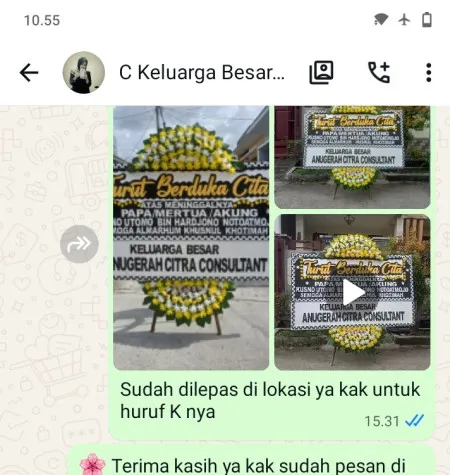Pengiriman Papan Bunga Duka Summarecon Serpong 
